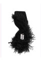 'Feather Wrap’ sandals Black
