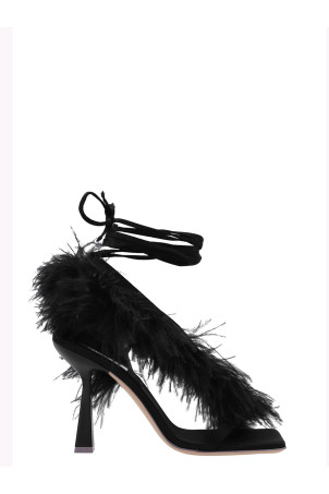 Сандалі «Feather Wrap» Чорні SEBASTIAN SE1101BLACK