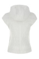 Жилет с капюшоном Белый FERRAGAMO 771340OPTICWHITE