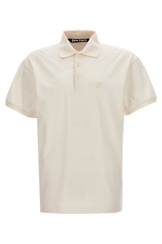'Monogram' polo shirt White
