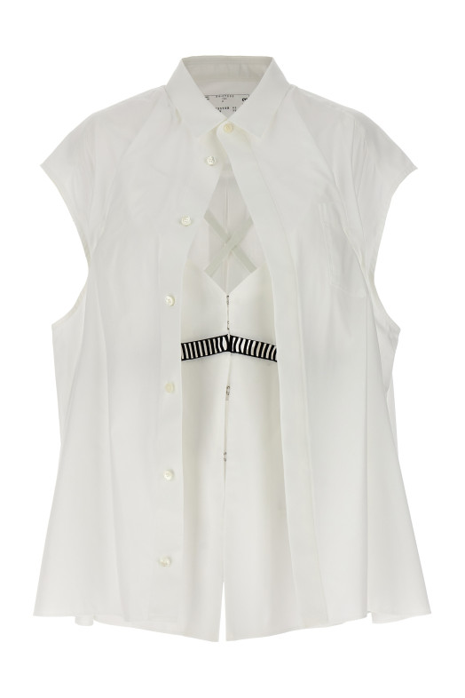 Overlay shirt White