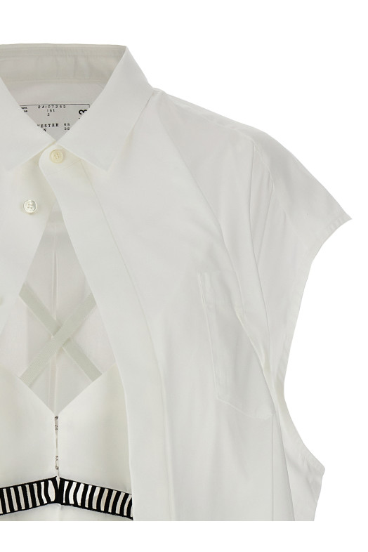 Overlay shirt White