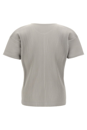 Плісирована футболка Сіра HOMME PLISSE' ISSEY MIYAKE HP47JK42011