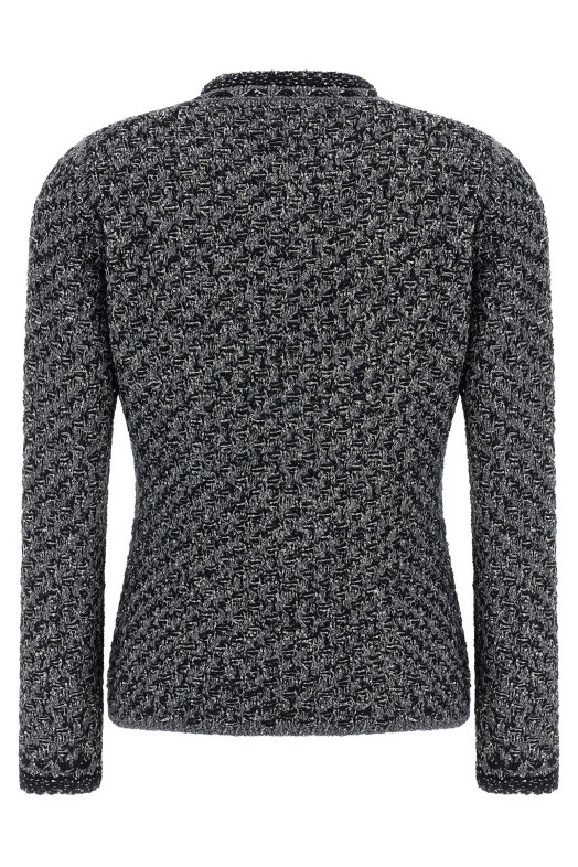 Твидовый пиджак Синий FABIANA FILIPPI GCD266F206L741VR2