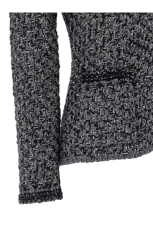 Твидовый пиджак Синий FABIANA FILIPPI GCD266F206L741VR2