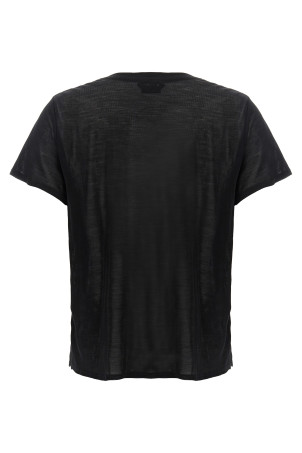 Silk t-shirt Black
