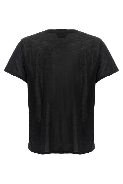 Silk t-shirt Black