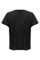 Silk t-shirt Black