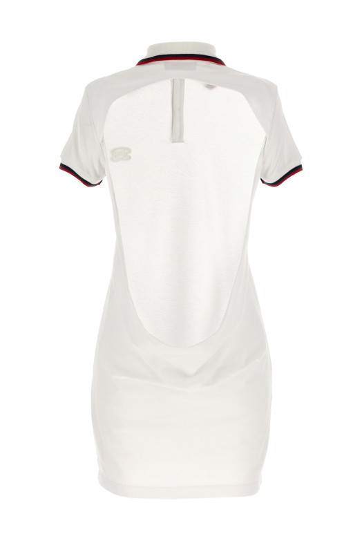 Платье-поло с вырезом Maxi Белое DSQUARED2 S72CV0477S22743100