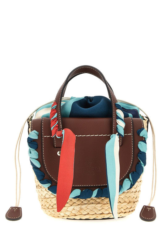Cuba Lab 'Habanera Silk- Skydream' handbag Multicolor