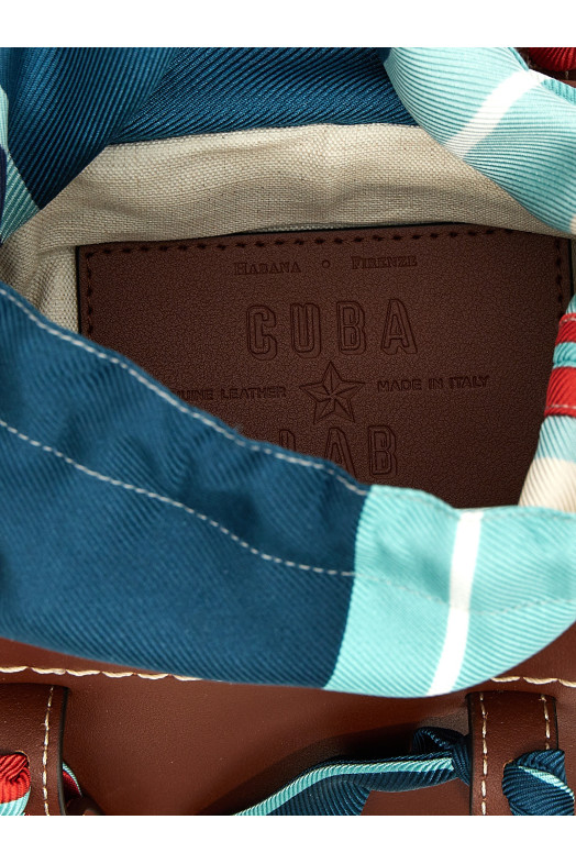 Cuba Lab 'Habanera Silk- Skydream' handbag Multicolor