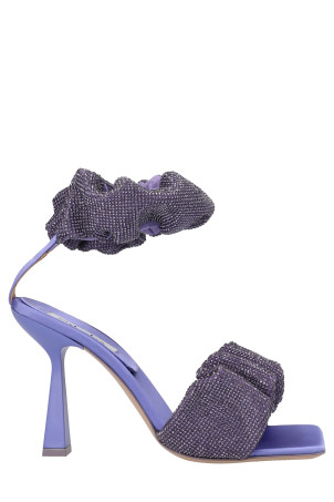 'Cher Crystal’ sandals Purple