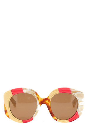 Трехцветные солнцезащитные очки Разноцветные GUCCI 733350J07412623