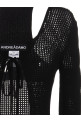 Ажурный длинный кардиган Черный ANDREA ADAMO ADPS23CA029472680473