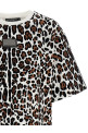 Animal print logo plaque T-shirt Multicolor