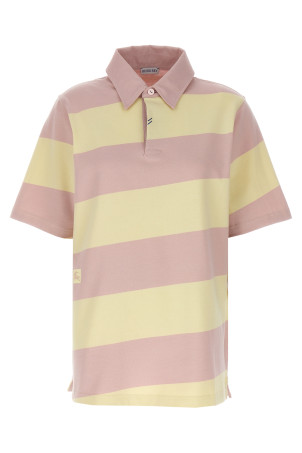 Поло с логотипом в полоску, многоцветное BURBERRY 8083208CAMEO