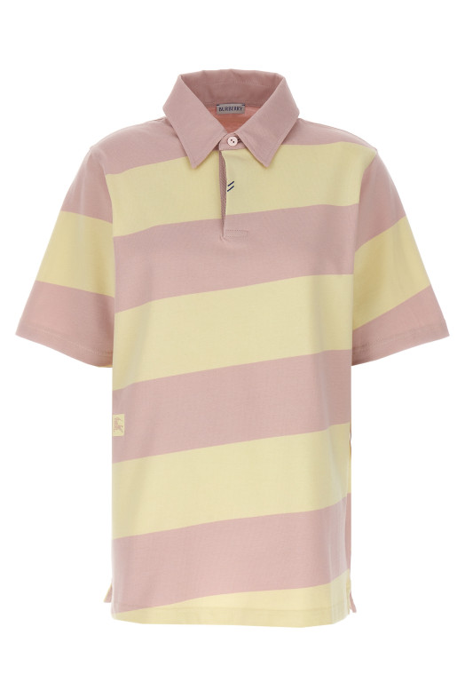 Logo striped polo shirt Multicolor