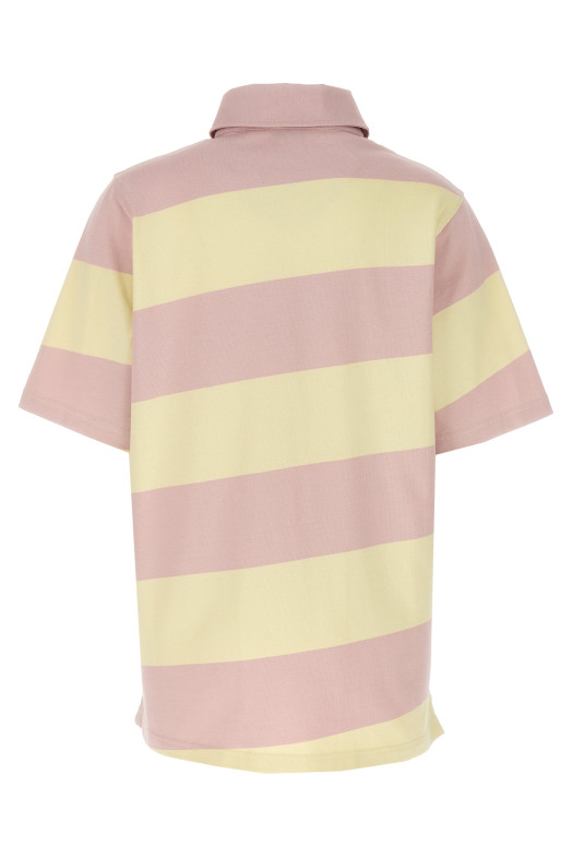 Logo striped polo shirt Multicolor