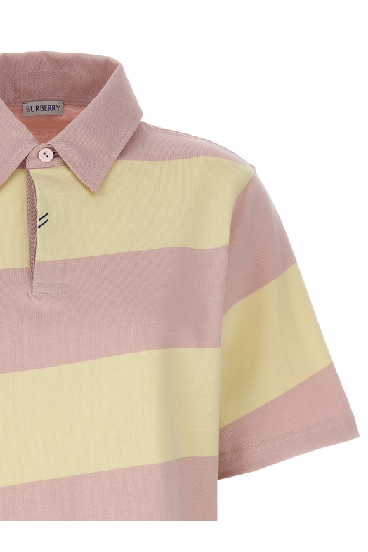 Logo striped polo shirt Multicolor