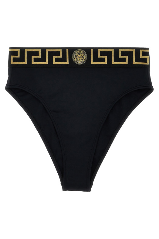 'Greca' bikini bottoms Black