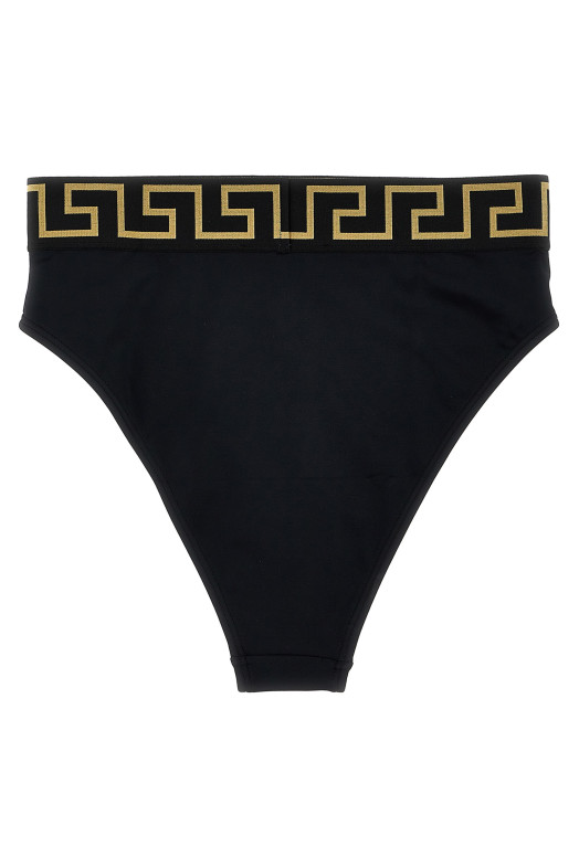 'Greca' bikini bottoms Black