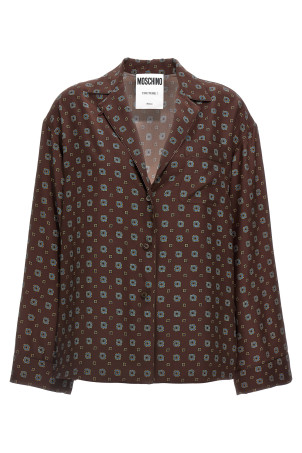 Patterned shirt Brown
