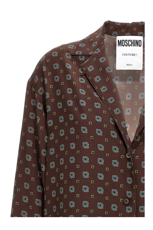 Patterned shirt Brown