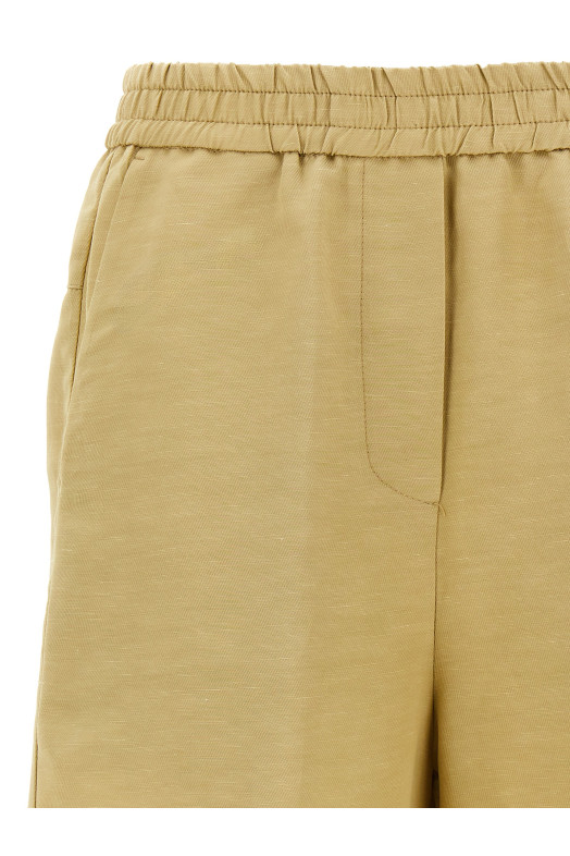 Льняные бермуды Бежевый NUDE 1103E25210243