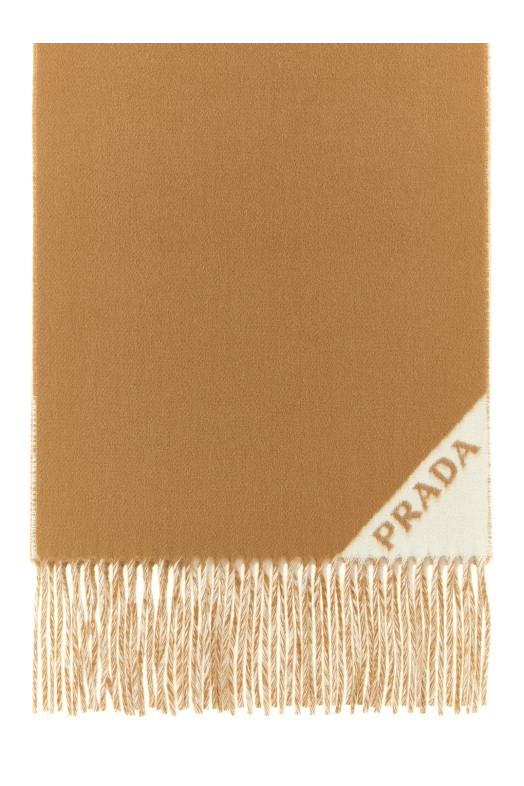 Двусторонний шарф Разноцветный PRADA 1FS0552COOF045Y