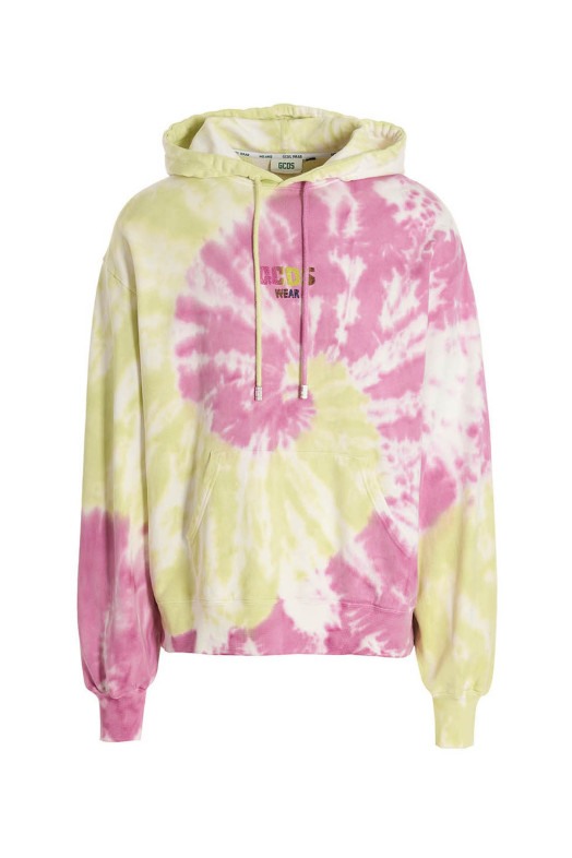 Толстовка с капюшоном «GCDS Tie Dye» Разноцветная SS23M100304MX