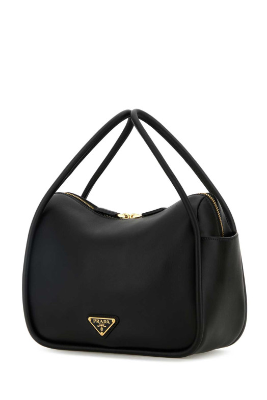 Black leather handbag Black PRADA (1BA451VOVO2CYS)