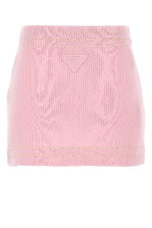 Pink cashmere mini skirt PRADA (21480SOOO1ISX)