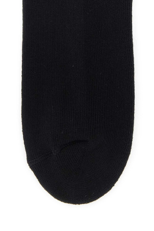 Чорні еластичні шкарпетки з бавовняної суміші THE ATTICO (260WAK00021CCC101AA)