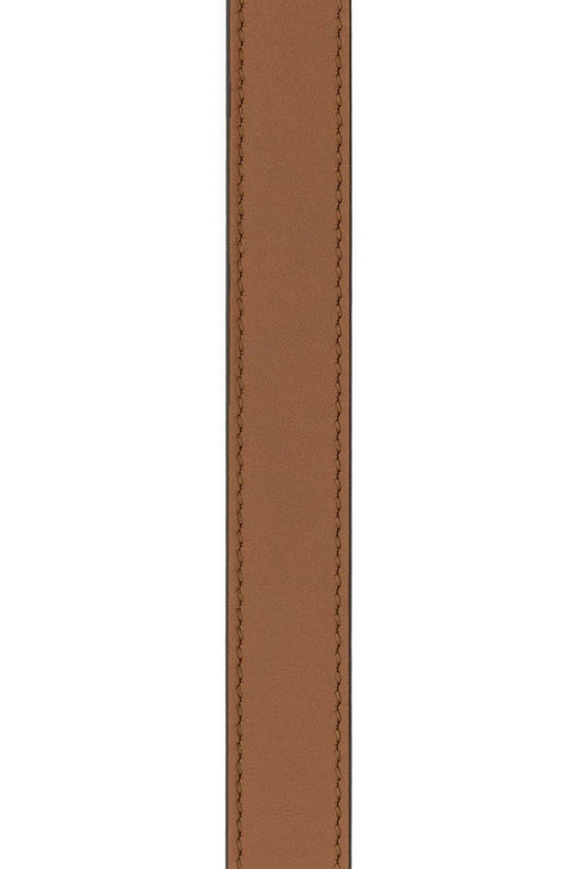 Brown leather GG belt GUCCI (4094170AAA5)