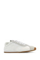 White fabric and suede sneakers Black MIU MIU (5E114EFD005D7C)