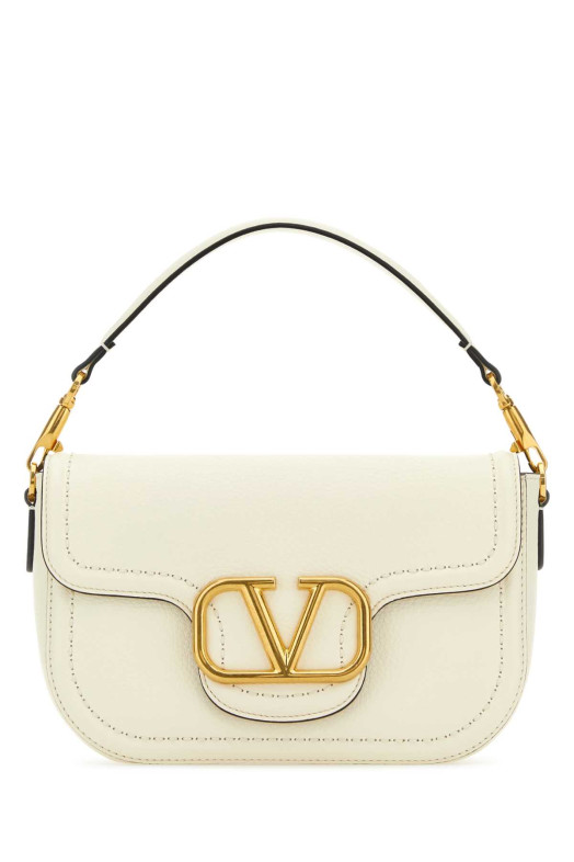 Ivory leather Alltime shoulder bag White VALENTINO GARAVANI (5W0B0N20IMZ)