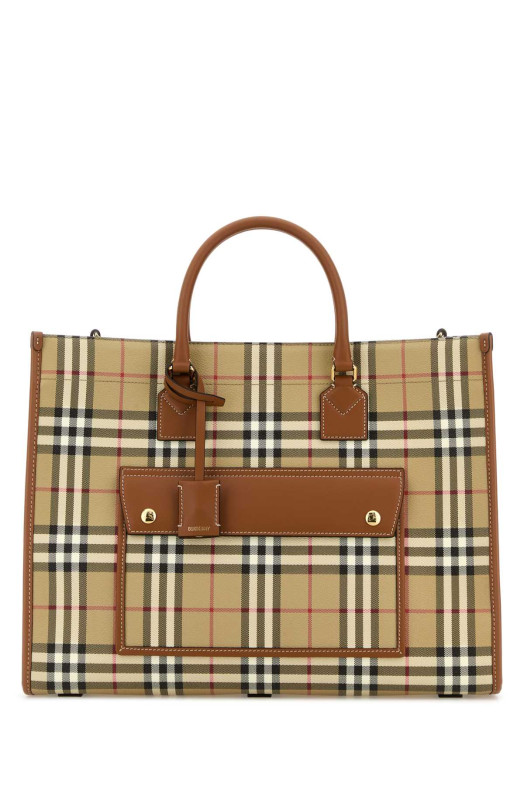 Printed canvas medium Freya shopping bag BURBERRY (8109792)