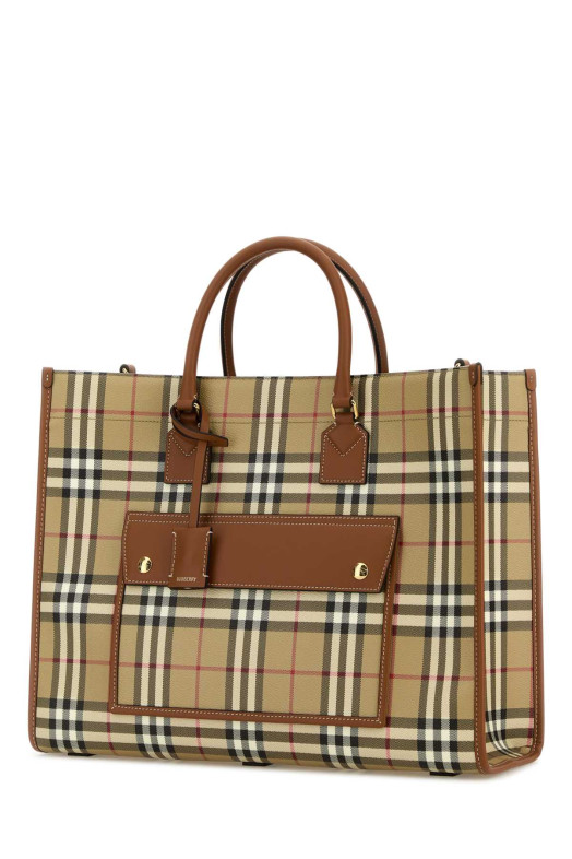 Printed canvas medium Freya shopping bag BURBERRY (8109792)