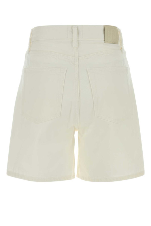 White denim shorts ANINE BING (A0510677)