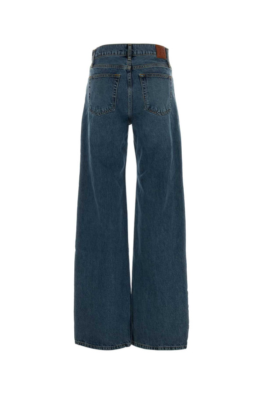 Джинсы с широкими брючинами ANINE BING (A061134418)