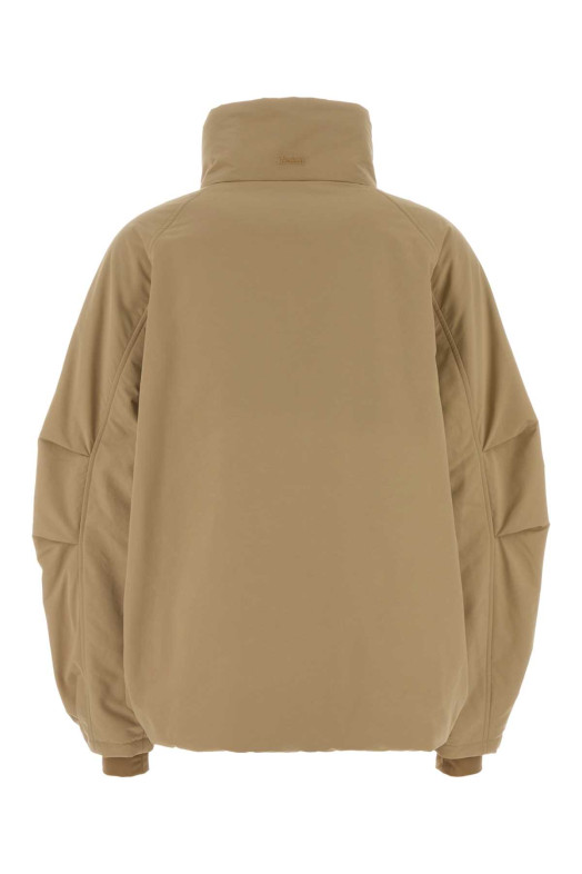 Beige polyester padded jacket HERNO LAMINAR (GI00134DL12838)