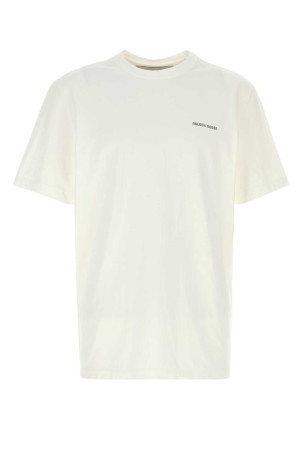 Біла бавовняна футболка GOLDEN GOOSE DELUXE BRAND (GMP01220P002380)