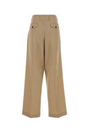 Beige wool wide-leg Flavia pant GOLDEN GOOSE DELUXE BRAND (GWP01203P001170)