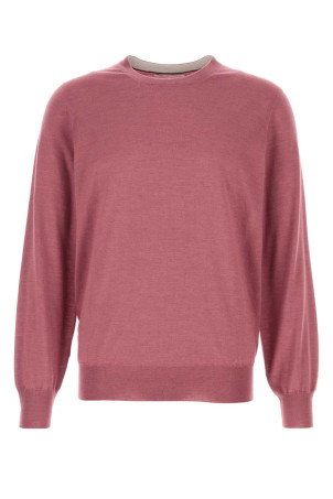 Dark pink cashmere blend sweater BRUNELLO CUCINELLI (M2300100)