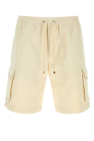 Cream cotton bermuda shorts BRUNELLO CUCINELLI (M252DU0025)