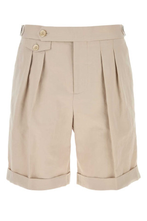 Sand cotton blend bermuda shorts BRUNELLO CUCINELLI (MH253U0040)