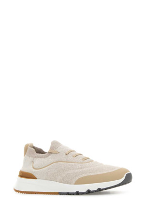 Sand canvas sneakers BRUNELLO CUCINELLI (MZUEHRO342)