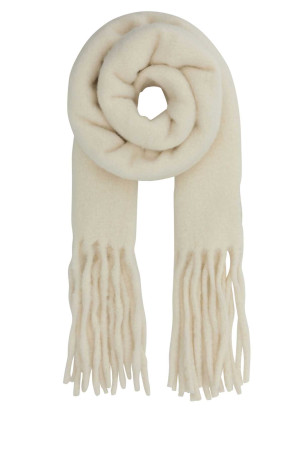 Ivory alpaca blend Santo scarf Beige LOULOU DE SAISON (SANTO)