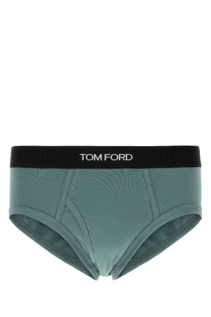 Powder blue stretch cotton slip TOM FORD (T4LC11040)