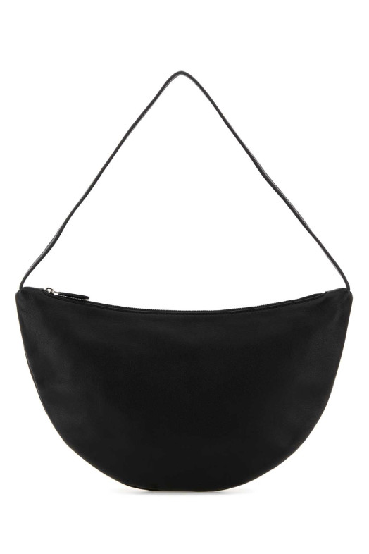 Black leather small Izzy shoulder bag THE ROW (W1939L645)